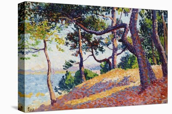 Landscape in Saint-Tropez, 1892-Maximilien Luce-Stretched Canvas