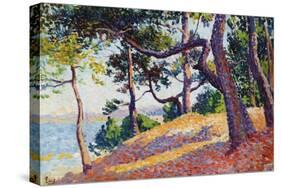 Landscape in Saint-Tropez, 1892-Maximilien Luce-Stretched Canvas