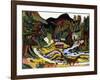 Landscape in Spring, Sertig, 1924-25-Ernst Ludwig Kirchner-Framed Giclee Print