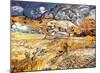 Landscape in St. Remy, c.1898-Vincent van Gogh-Mounted Art Print