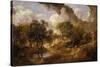 Landscape in Suffolk, Ca 1748-Thomas Gainsborough-Stretched Canvas