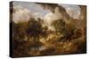 Landscape in Suffolk, Ca 1748-Thomas Gainsborough-Stretched Canvas