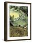 Landscape in Summer-Lucas van Valkenborch-Framed Giclee Print