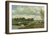 Landscape in the Environs of the Hague, C. 1870-75-Willem Roelofs I-Framed Art Print