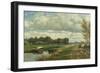 Landscape in the Environs of the Hague, C. 1870-75-Willem Roelofs I-Framed Art Print