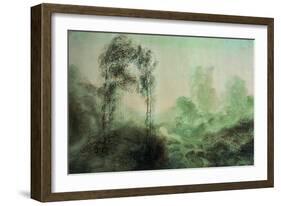 Landscape in the Fog-J. M. W. Turner-Framed Giclee Print