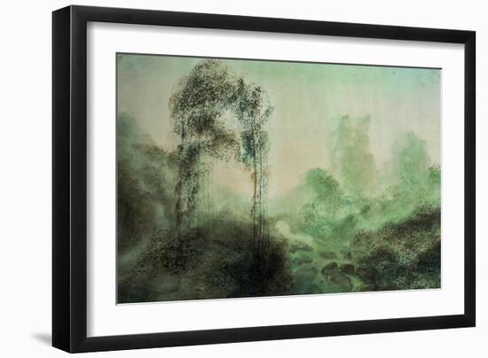 Landscape in the Fog-J. M. W. Turner-Framed Giclee Print