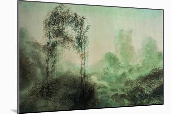 Landscape in the Fog-J. M. W. Turner-Mounted Giclee Print