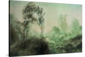 Landscape in the Fog-J. M. W. Turner-Stretched Canvas