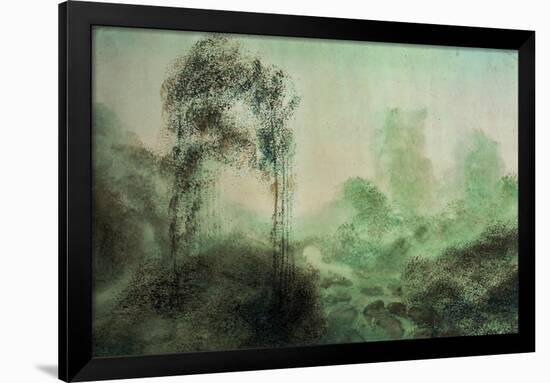 Landscape in the Fog-J. M. W. Turner-Framed Giclee Print