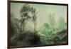 Landscape in the Fog-J. M. W. Turner-Framed Giclee Print