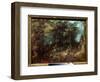 Landscape in the Forest, the Woodcows, 17Th Century (Oil on Canvas)-Jan the Elder Brueghel-Framed Giclee Print