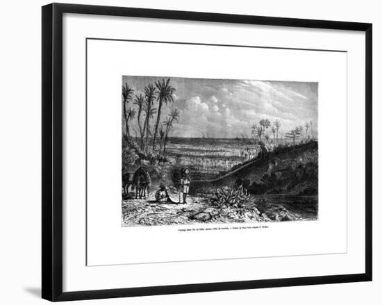 Landscape in the Island of Cuba, 1859-Paul Huet-Framed Giclee Print