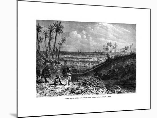 Landscape in the Island of Cuba, 1859-Paul Huet-Mounted Giclee Print