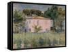Landscape in the Park Near the Casa Rossa-Fabbri Paolo Egisto-Framed Stretched Canvas
