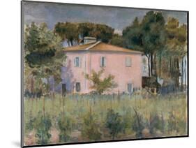 Landscape in the Park Near the Casa Rossa-Fabbri Paolo Egisto-Mounted Giclee Print