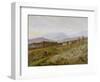 Landscape in the Riesengebirge (Bohemian Landscape), about 1835, Unfinished-Caspar David Friedrich-Framed Giclee Print