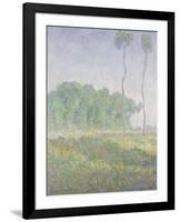 Landscape in the Spring (Giverny)-Claude Monet-Framed Giclee Print