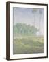 Landscape in the Spring (Giverny)-Claude Monet-Framed Giclee Print