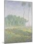 Landscape in the Spring (Giverny)-Claude Monet-Mounted Giclee Print