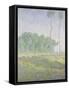 Landscape in the Spring (Giverny)-Claude Monet-Framed Stretched Canvas