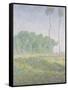 Landscape in the Spring (Giverny)-Claude Monet-Framed Stretched Canvas