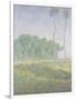 Landscape in the Spring (Giverny)-Claude Monet-Framed Giclee Print