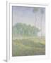 Landscape in the Spring (Giverny)-Claude Monet-Framed Giclee Print