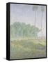 Landscape in the Spring (Giverny)-Claude Monet-Framed Stretched Canvas