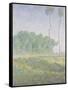 Landscape in the Spring (Giverny)-Claude Monet-Framed Stretched Canvas