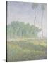 Landscape in the Spring (Giverny)-Claude Monet-Stretched Canvas