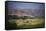 Landscape in Valles Calchaquies on the Road Between Cafayate and Cachi-Yadid Levy-Framed Stretched Canvas