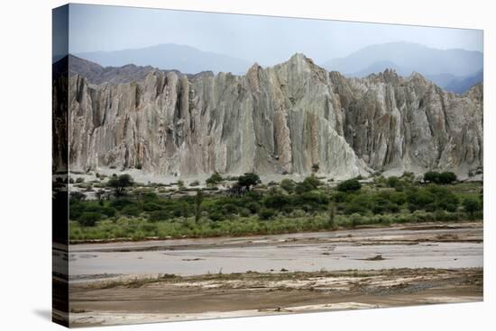 Landscape in Valles Calchaquies on the Road Between Cafayate and Cachi-Yadid Levy-Stretched Canvas