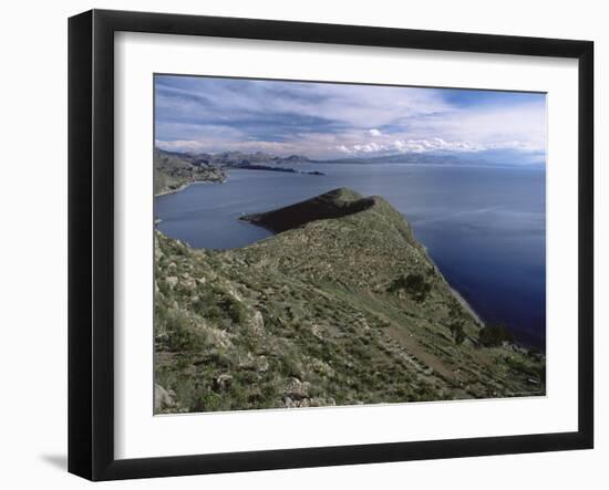 Landscape, Isla Del Sol, Lago Titicaca (Lake Titicaca), Bolivia, South America-Colin Brynn-Framed Photographic Print