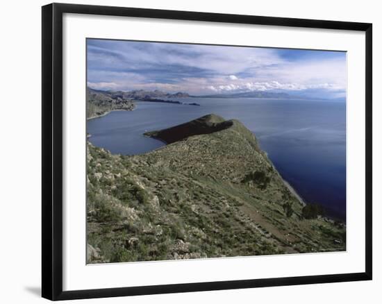 Landscape, Isla Del Sol, Lago Titicaca (Lake Titicaca), Bolivia, South America-Colin Brynn-Framed Photographic Print