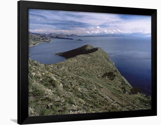 Landscape, Isla Del Sol, Lago Titicaca (Lake Titicaca), Bolivia, South America-Colin Brynn-Framed Photographic Print