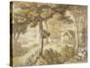 Landscape, Isle of Wight-Thomas Rowlandson-Stretched Canvas
