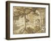 Landscape, Isle of Wight-Thomas Rowlandson-Framed Giclee Print