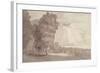 Landscape (Lake Geneva)-Francis Towne-Framed Giclee Print