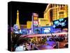 Landscape, Las Vegas by Night, Nevada, United States, USA-Philippe Hugonnard-Stretched Canvas