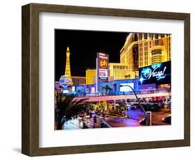 Landscape, Las Vegas by Night, Nevada, United States, USA-Philippe Hugonnard-Framed Photographic Print