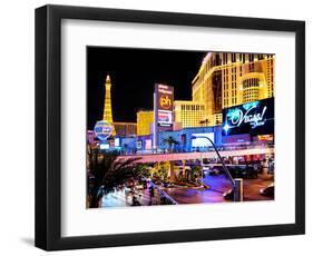 Landscape, Las Vegas by Night, Nevada, United States, USA-Philippe Hugonnard-Framed Photographic Print