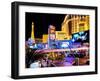 Landscape, Las Vegas by Night, Nevada, United States, USA-Philippe Hugonnard-Framed Premium Photographic Print