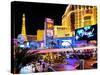 Landscape, Las Vegas by Night, Nevada, United States, USA-Philippe Hugonnard-Stretched Canvas