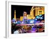 Landscape, Las Vegas by Night, Nevada, United States, USA-Philippe Hugonnard-Framed Photographic Print