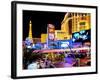 Landscape, Las Vegas by Night, Nevada, United States, USA-Philippe Hugonnard-Framed Photographic Print