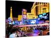 Landscape, Las Vegas by Night, Nevada, United States, USA-Philippe Hugonnard-Stretched Canvas
