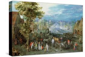 Landscape, Late 16th or Early 17th Century-Jan Brueghel the Elder-Stretched Canvas