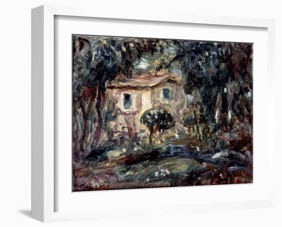 Landscape. Le Cannet, 1902-Pierre-Auguste Renoir-Framed Giclee Print