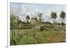 Landscape, Louveciennes, c.1872-Camille Pissarro-Framed Giclee Print